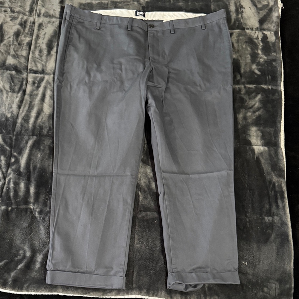 Lands' End Men's Charcoal Dress Pants